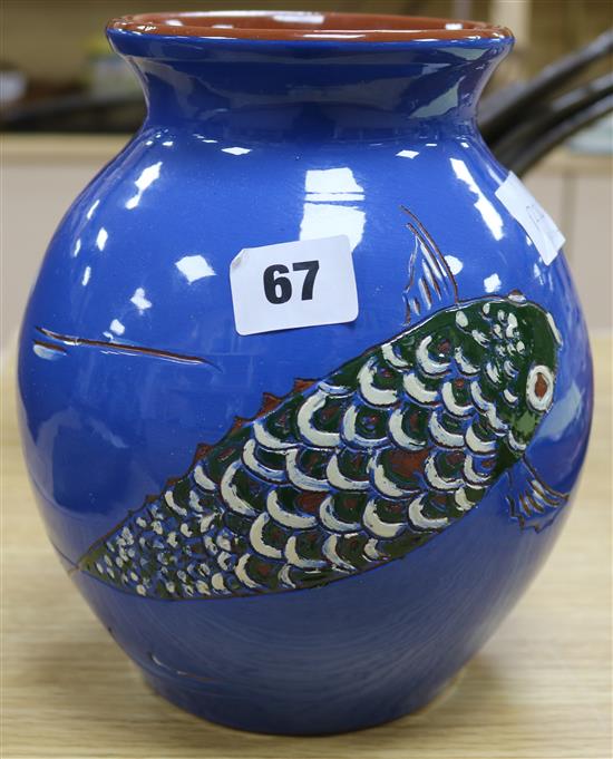 A Branham fish vase